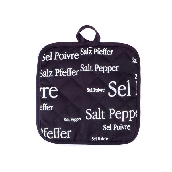 Прихватка Winkler Salt&Pepper 20x20 см, цвет черный