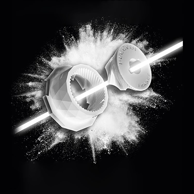 Мельница для соли Peugeot Paris u'select Z 22см, цвет белый