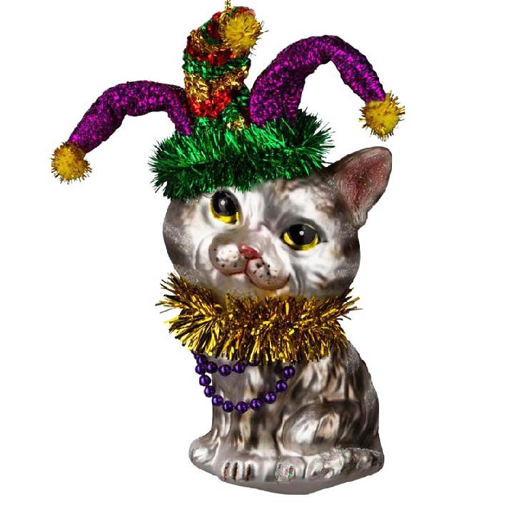 Украшение ErichKrause Decor Кошка на карнавале 12см
