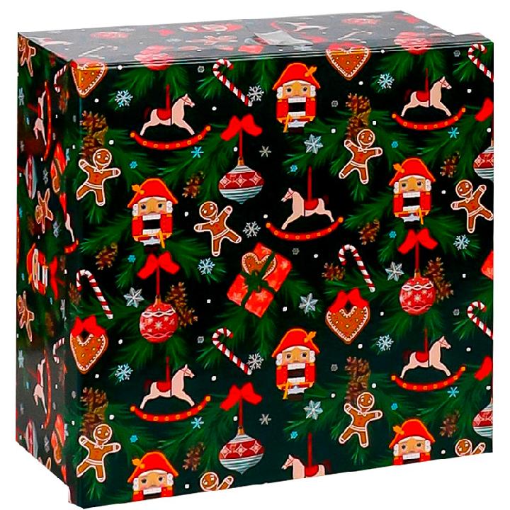 Коробка подарочная Miland Новогодняя сказка 17,5х17,5х10см