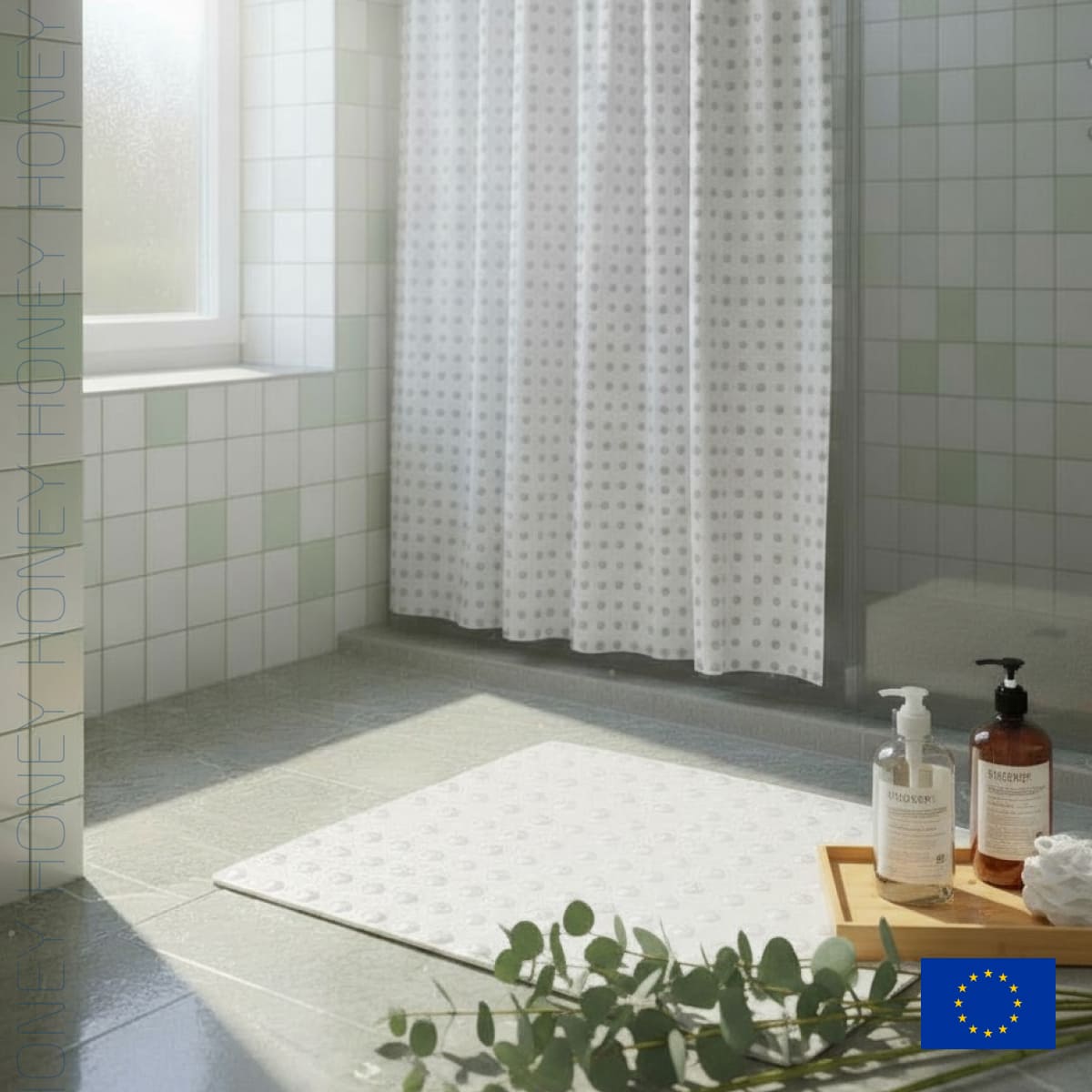 Антискользящий коврик Kleine Wolke Honey, 55x55см