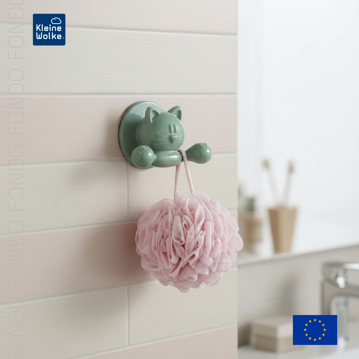 Крючок настенный Kleine Wolke Jolly Hooks Cat Maledivia