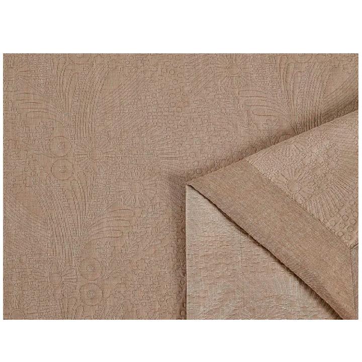 Одеяло-плед облегченное Anabella Asabella 160x220см, цветы на бежевом