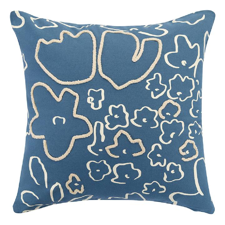 Чехол на подушку Tkano Ethnic Незабудки 45x45см