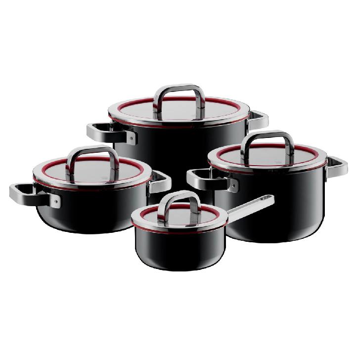 Набор кастрюль WMF Fusiontec Functional Black 4 предмета