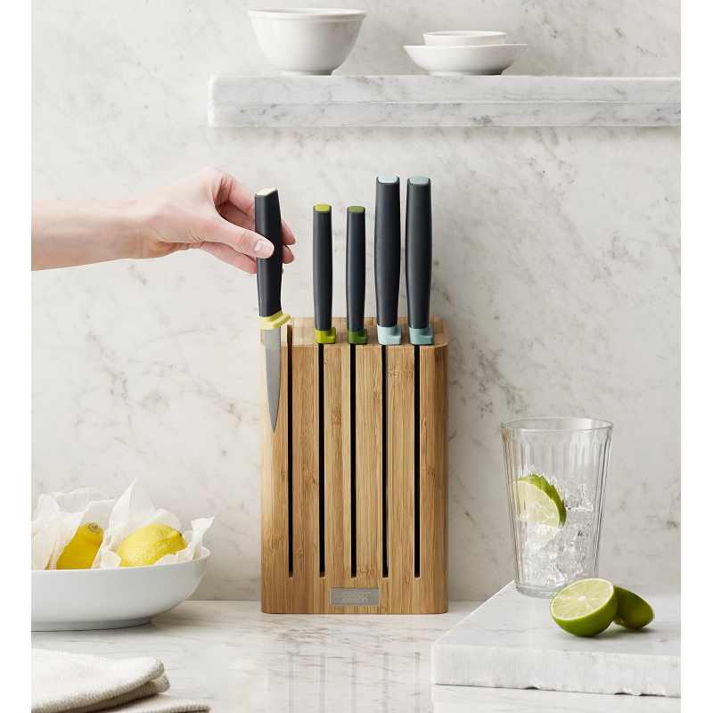 Набор ножей Elevate  Knives Bamboo в подставке из бамбука
