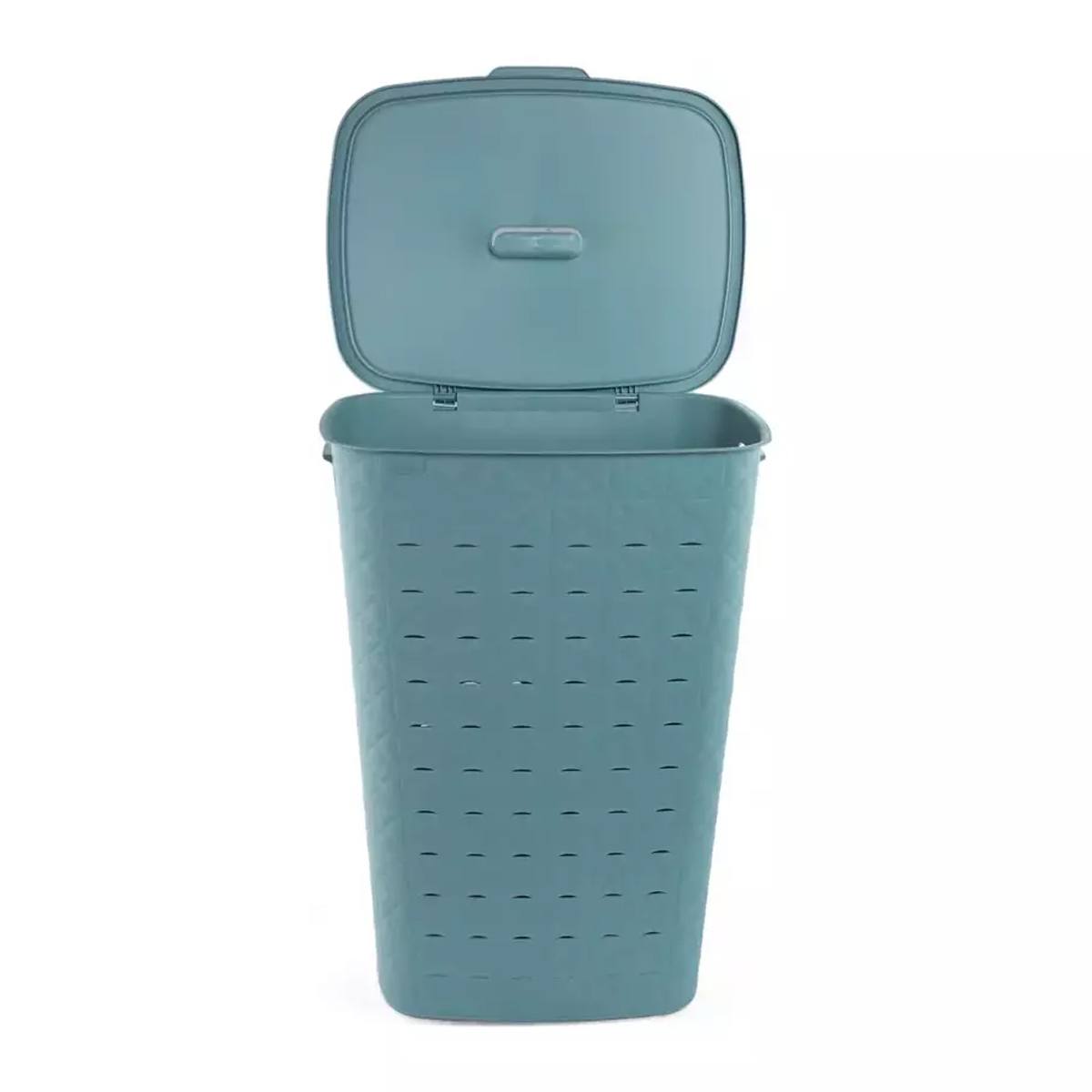 Корзина бельевая Curver Softex 56л, цвет синий