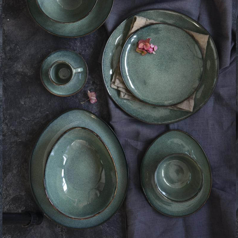 Тарелка обеденная Easy Life Genesis green