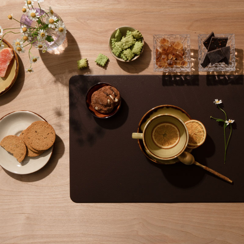 Салфетка сервировочная Zapel Eco Leather brown