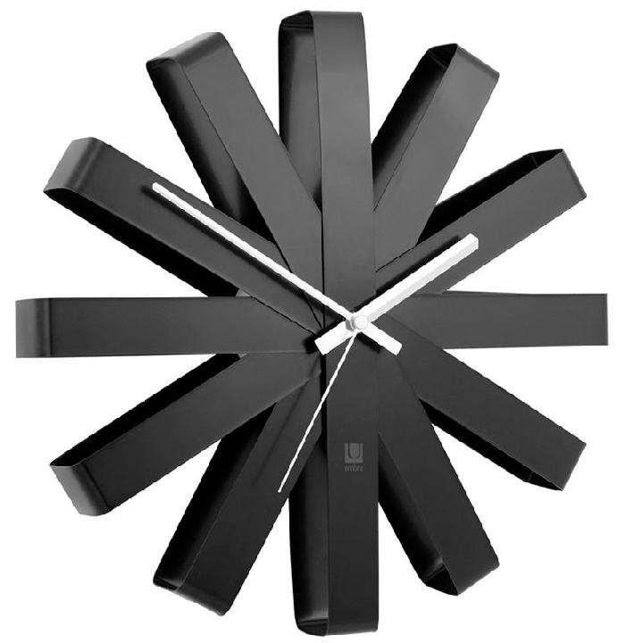 Часы настенные Ribbon чёрныe