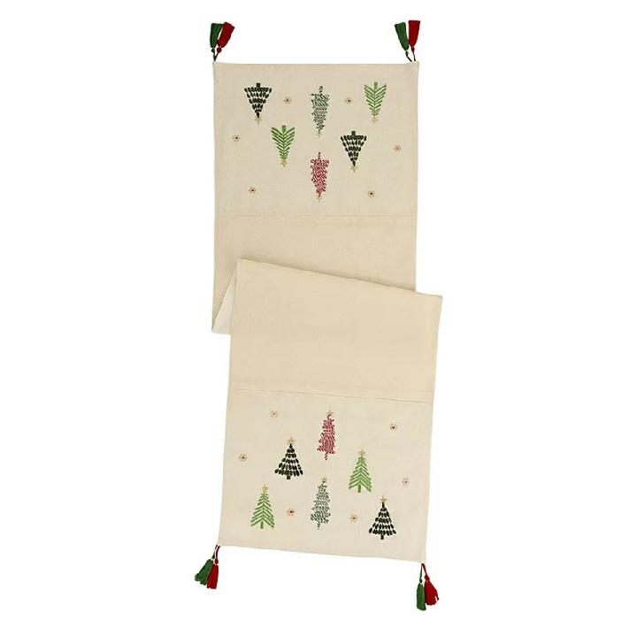 Дорожка на стол Tkano New Year Essential Frozen pines