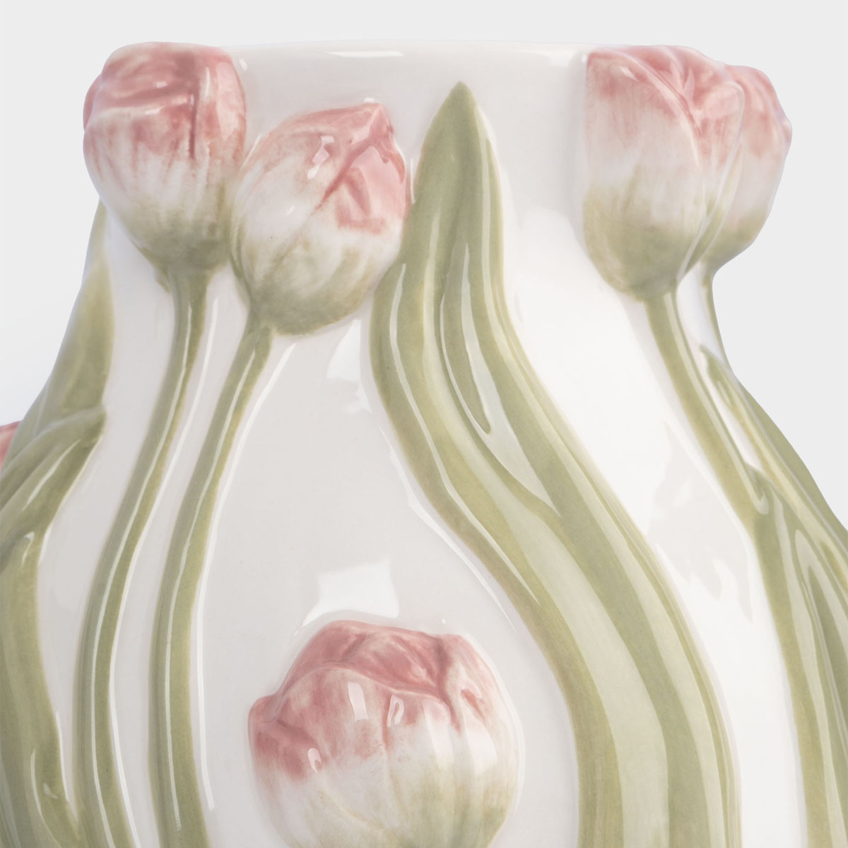 Ваза Anna Lafarg Розовые тюльпаны