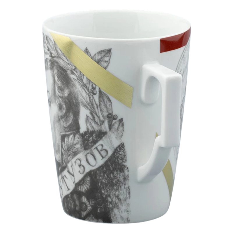 Пара чайная Императорский фарфоровый завод Полководцы России Михаил Кутузов