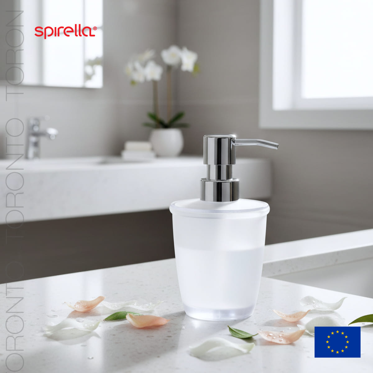 Дозатор для жидкого мыла Spirella Toronto, белый