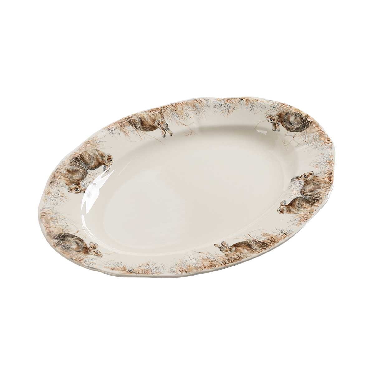 Блюдо овальное Gien Sologne 39,3x29см