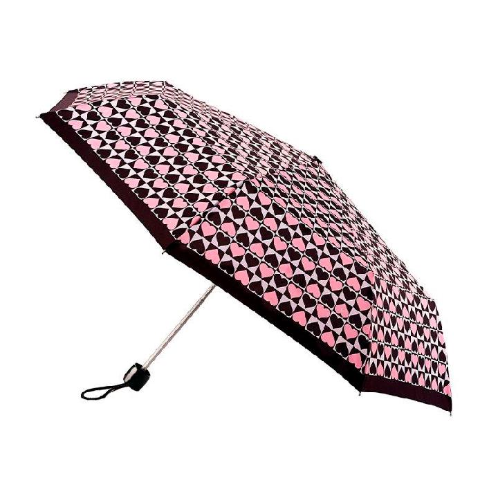 Зонт женский механика Fulton Harlequin Heart