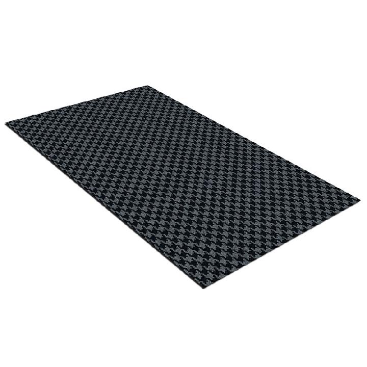 Коврик влаговпитывающий Shahintex Гусиная лапка 67x120см, графит