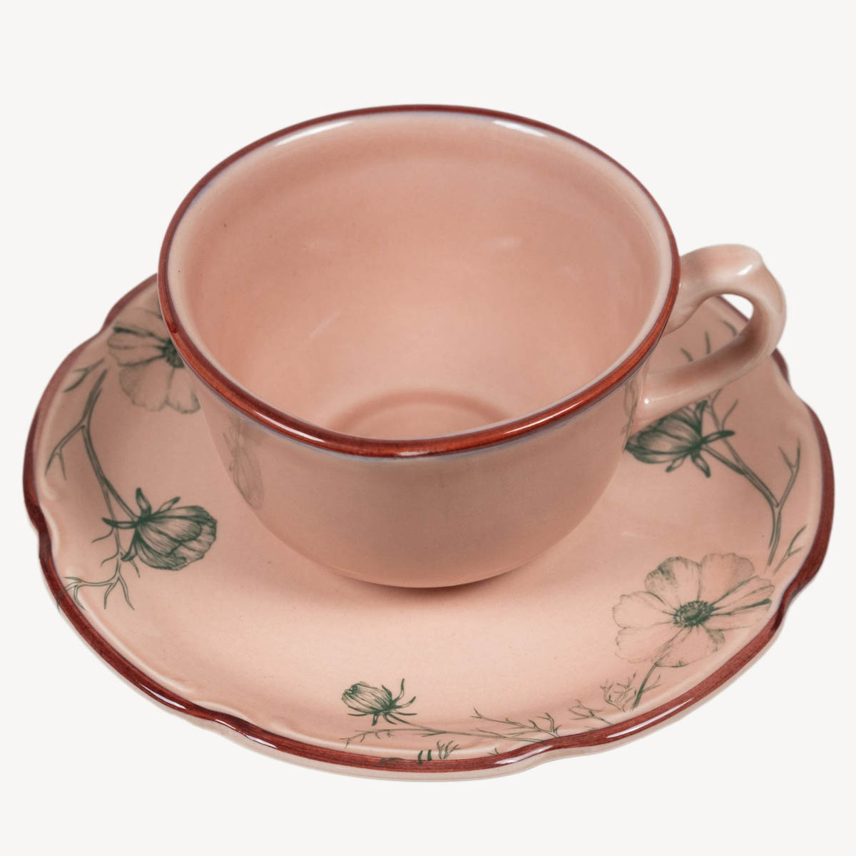 Чайная пара Дымов Керамика Космея день 12.00