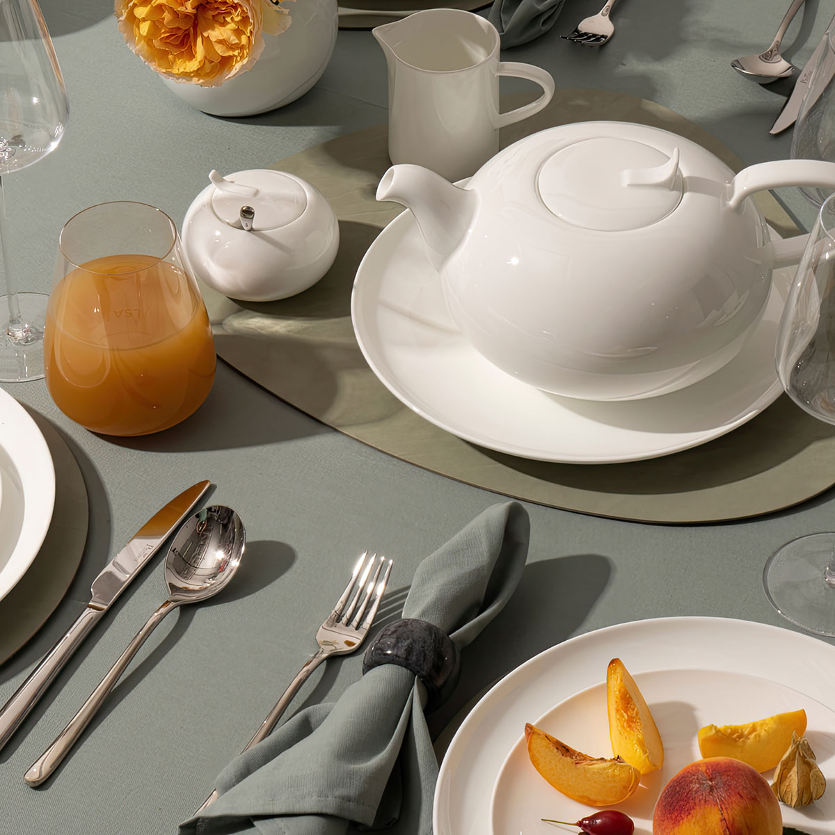 Тарелка глубокая Zapel Table Blanche 21,5см