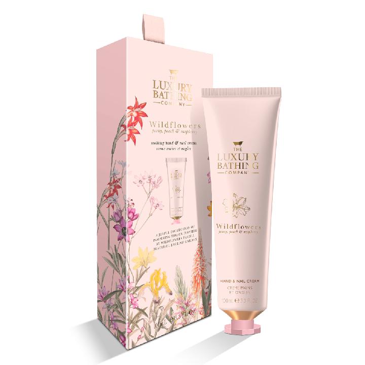 Подарочный набор The Luxury Bathing Company Роскошный крем для рук Пион, персик и малина