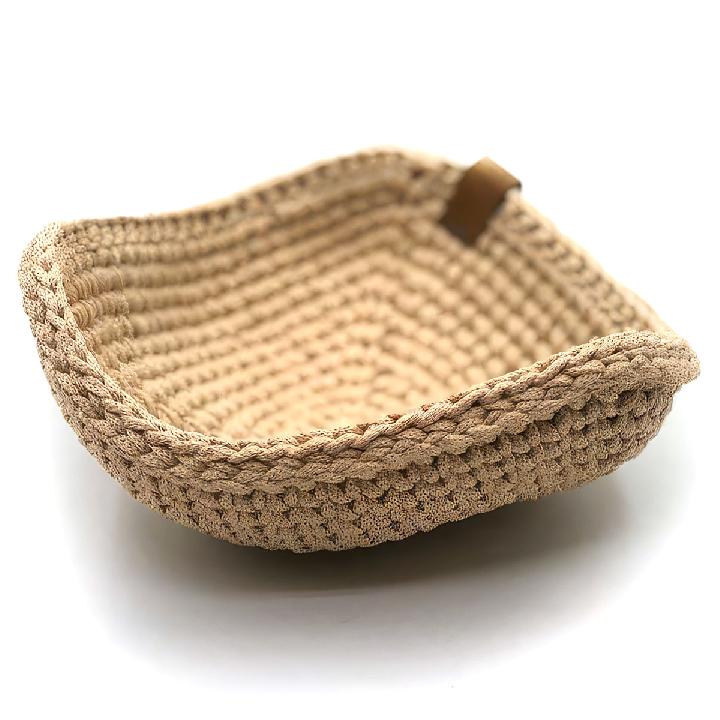 Корзинка плетеная Kenai Ceramics 15см, цвет бежевый