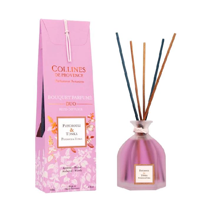 Диффузор Collines de Provence Duos Parfumes Patchouli and Tonka 100мл