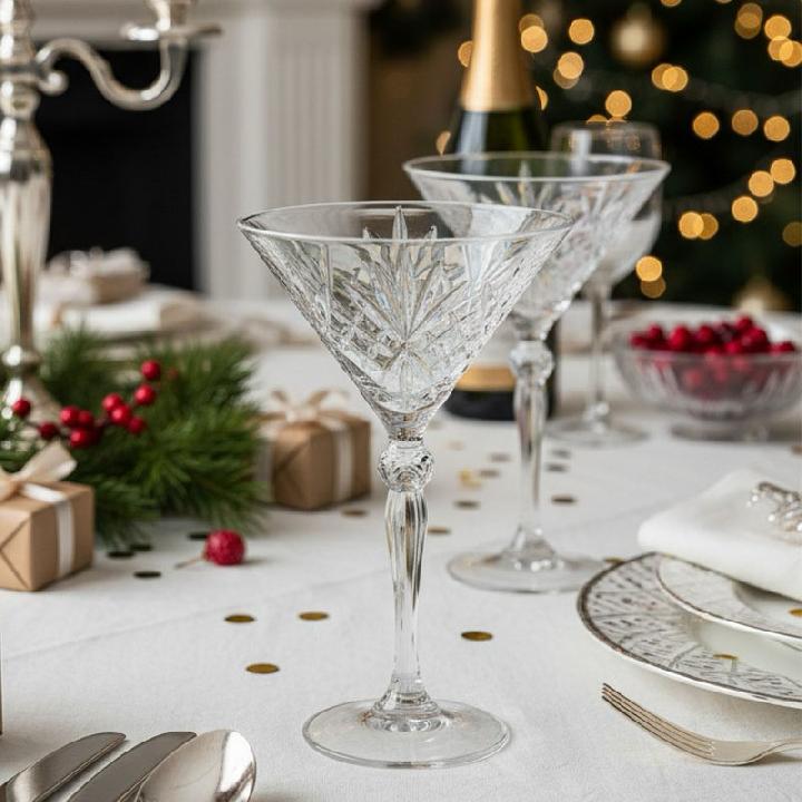 Набор бокалов для мартини RCR Cristalleria Italiana Melodia New 210мл, 6шт