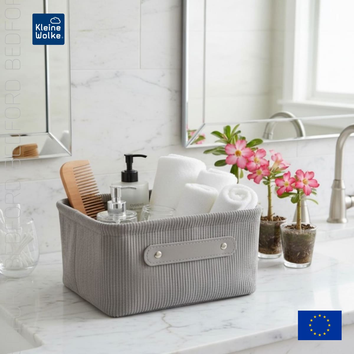 Корзина для хранения Kleine Wolke Bedford Platinum