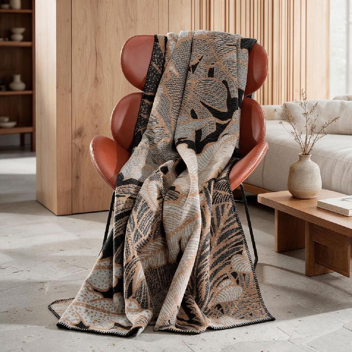 Плед 150x200см Biederlack Simply Elegant Leavy Luxe