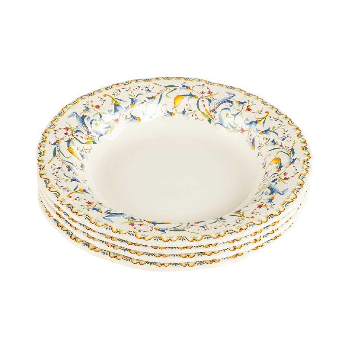 Набор тарелок суповых 23см Gien Toscana, 4шт