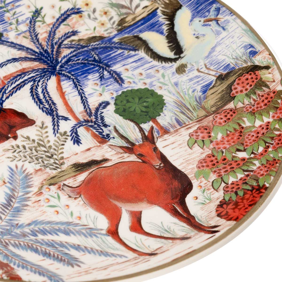Тарелка для канапе Gien Le Jardin Du Palais Антилопа