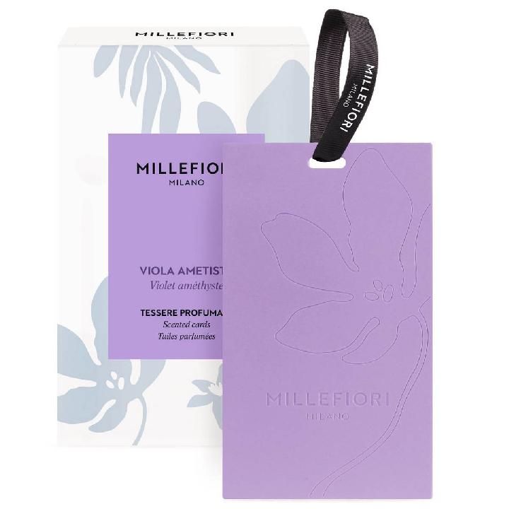 Ароматические карточки Millefiori Milano Фиолетовый аметист