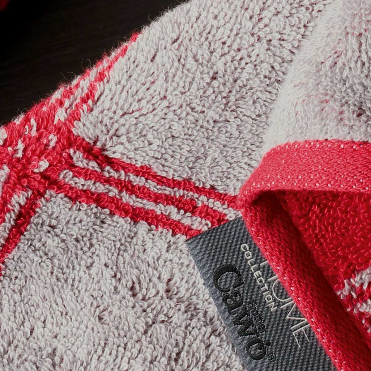 Полотенце махровое Cawo Two-Tone 50x100см, цвет бордовый