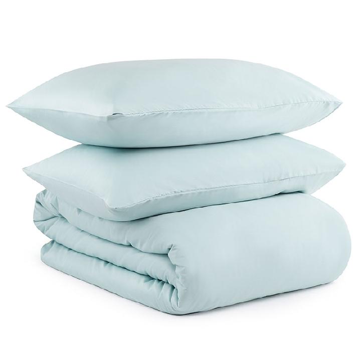 Комплект постельного белья 1,5-спальный Tkano Essential, цвет голубой