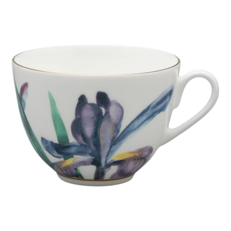 Чайная пара Императорский фарфоровый завод L'Art Des Fleurs Аметистовое пламя