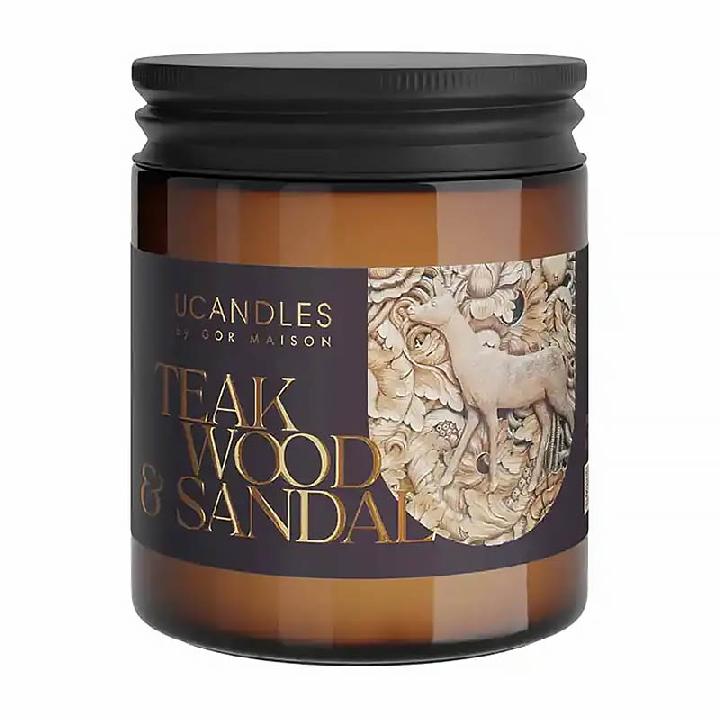 Свеча ароматическая Ucandles by Gor Maison Teakwood and Sandal