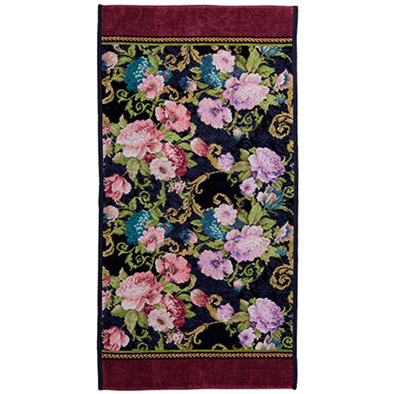 Полотенце Feiler Elisaveta 75x150см, цвет бордовый