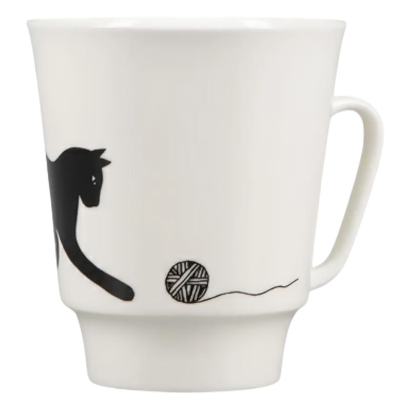 Пара чайная Императорский фарфоровый завод Котовасия Веселый клубочек