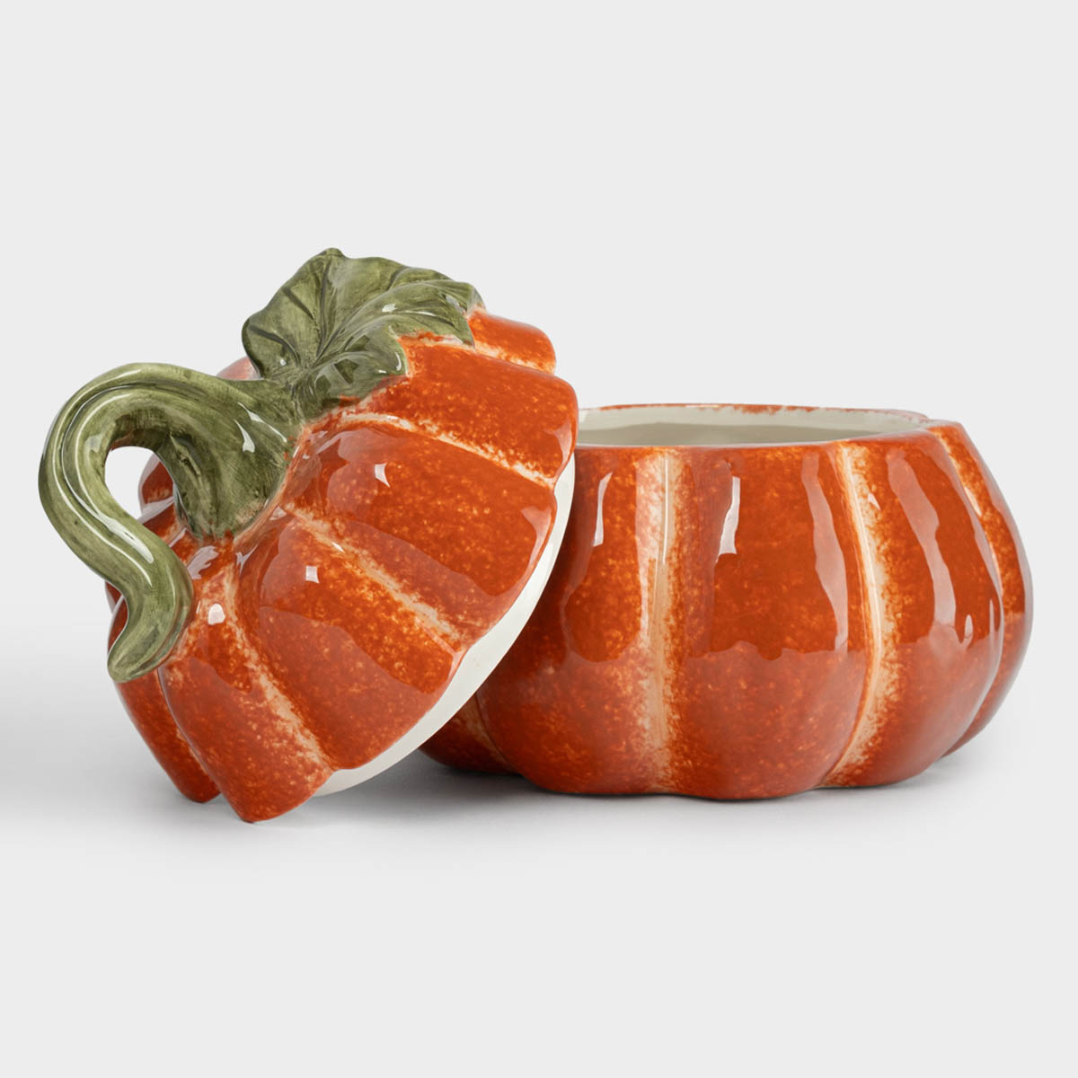 Емкость для хранения Anna Lafarg Bright Pumpkin Тыква с листом