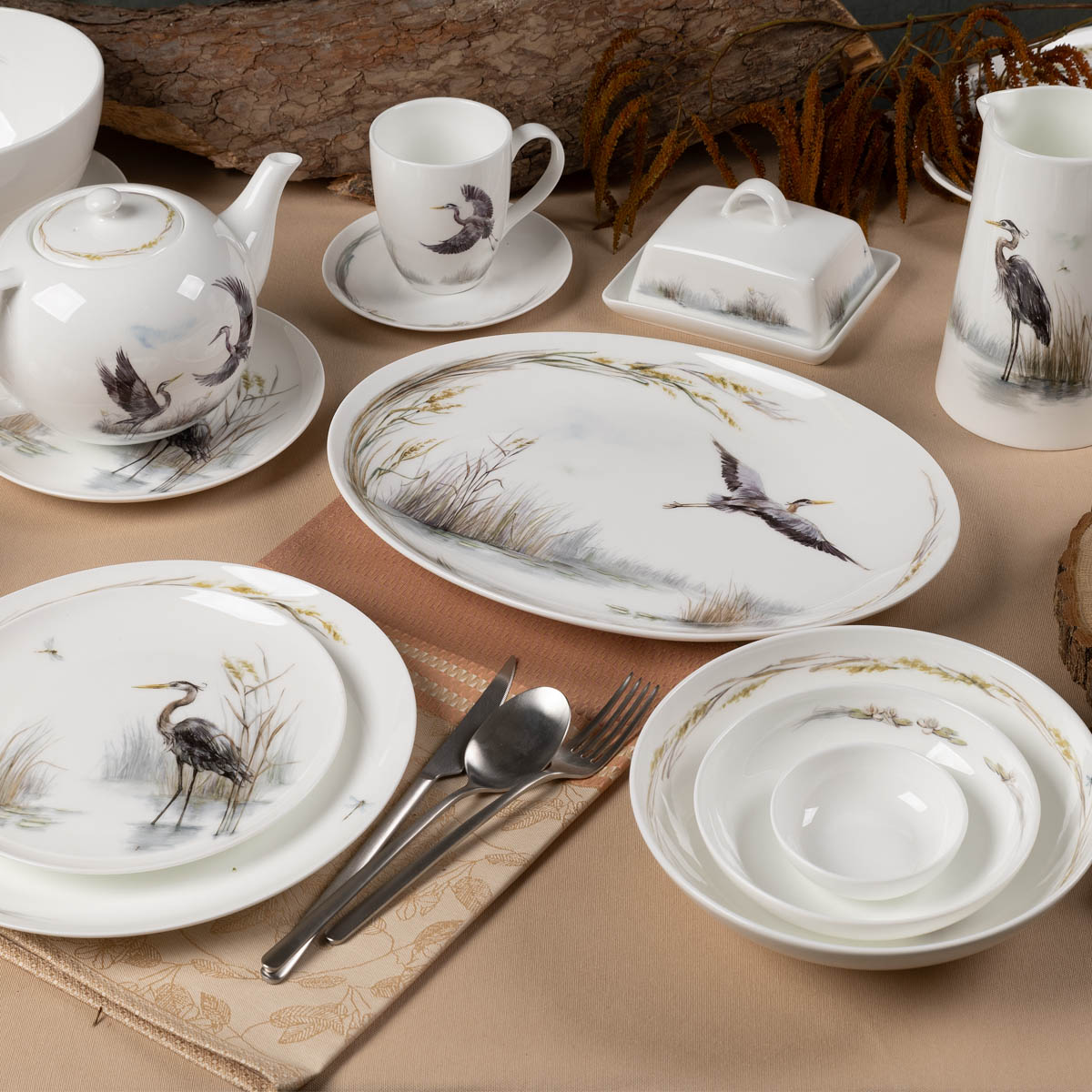 Набор для завтрака Zapel Ardea Cinerea 3 предмета