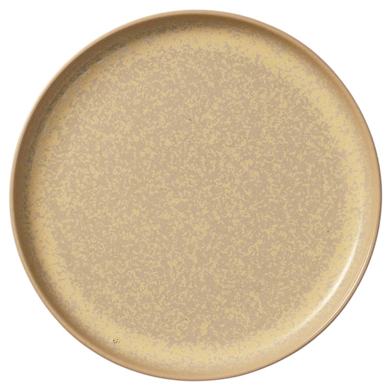 Тарелка плоская 22см Kenai Ceramics Luma, цвет песочный