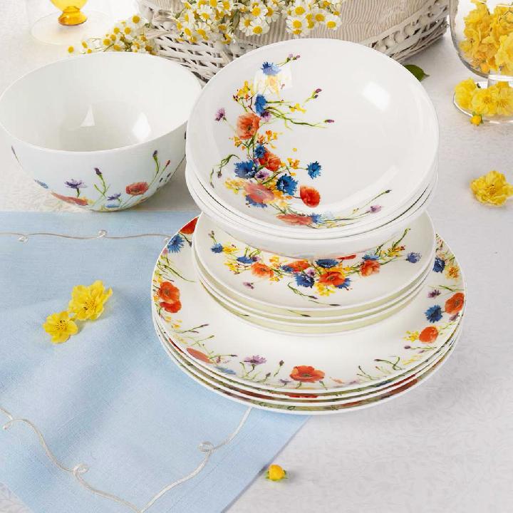 Набор столовый Zapel Fleurs des champs 13 предметов на 4 персоны