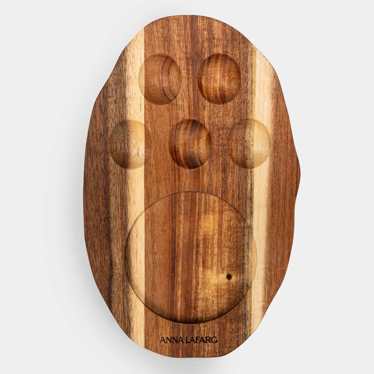 Блюдо пасхальное с местом для кулича Anna Lafarg Пасха Натуральная