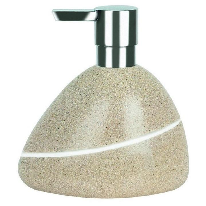 Дозатор для жидкого мыла Spirella Etna Stone, натуральный