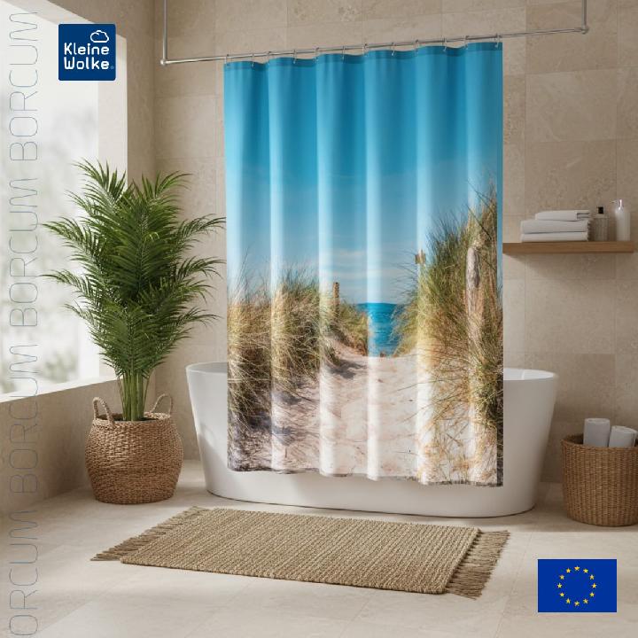 Штора для ванной Kleine Wolke Borkum 180х200см