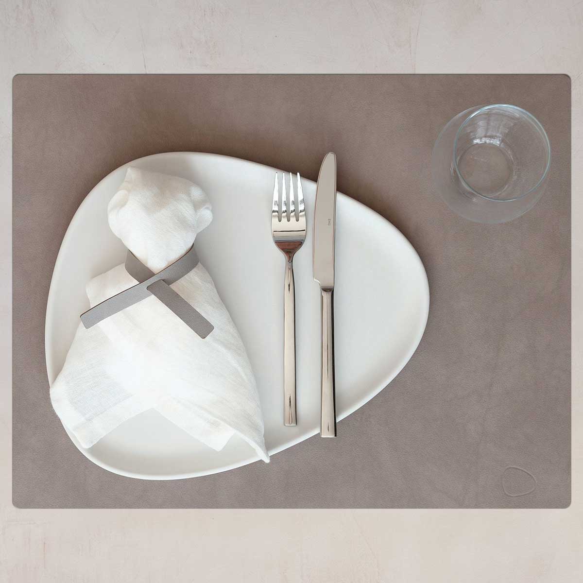 Салфетка сервировочная LIND DNA Nupo nomad grey