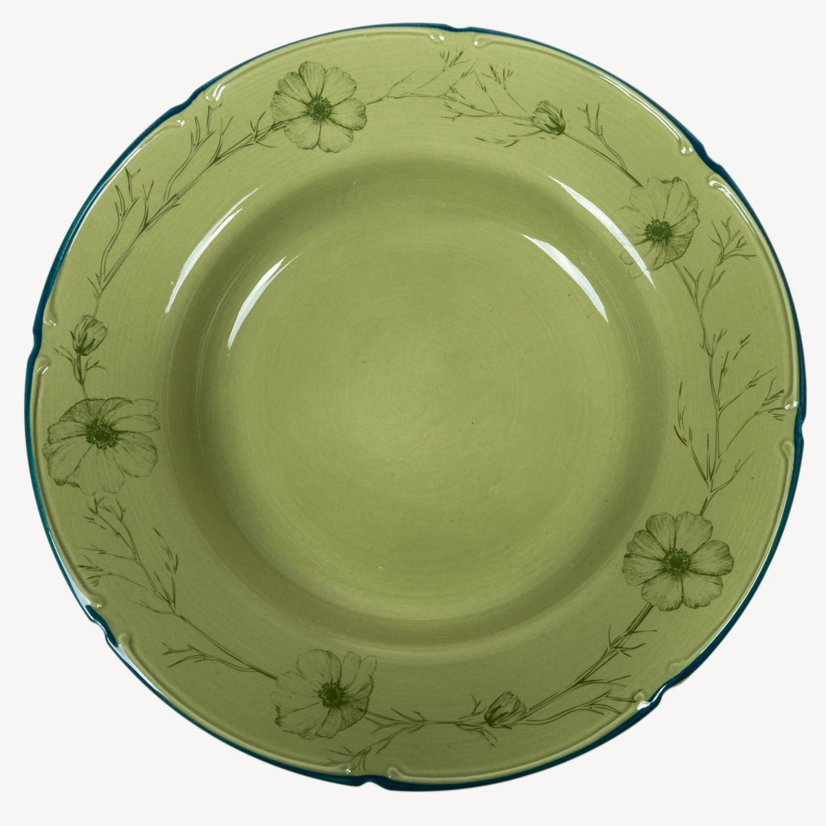 Тарелка суповая Дымов Керамика Космея вечер 20.00