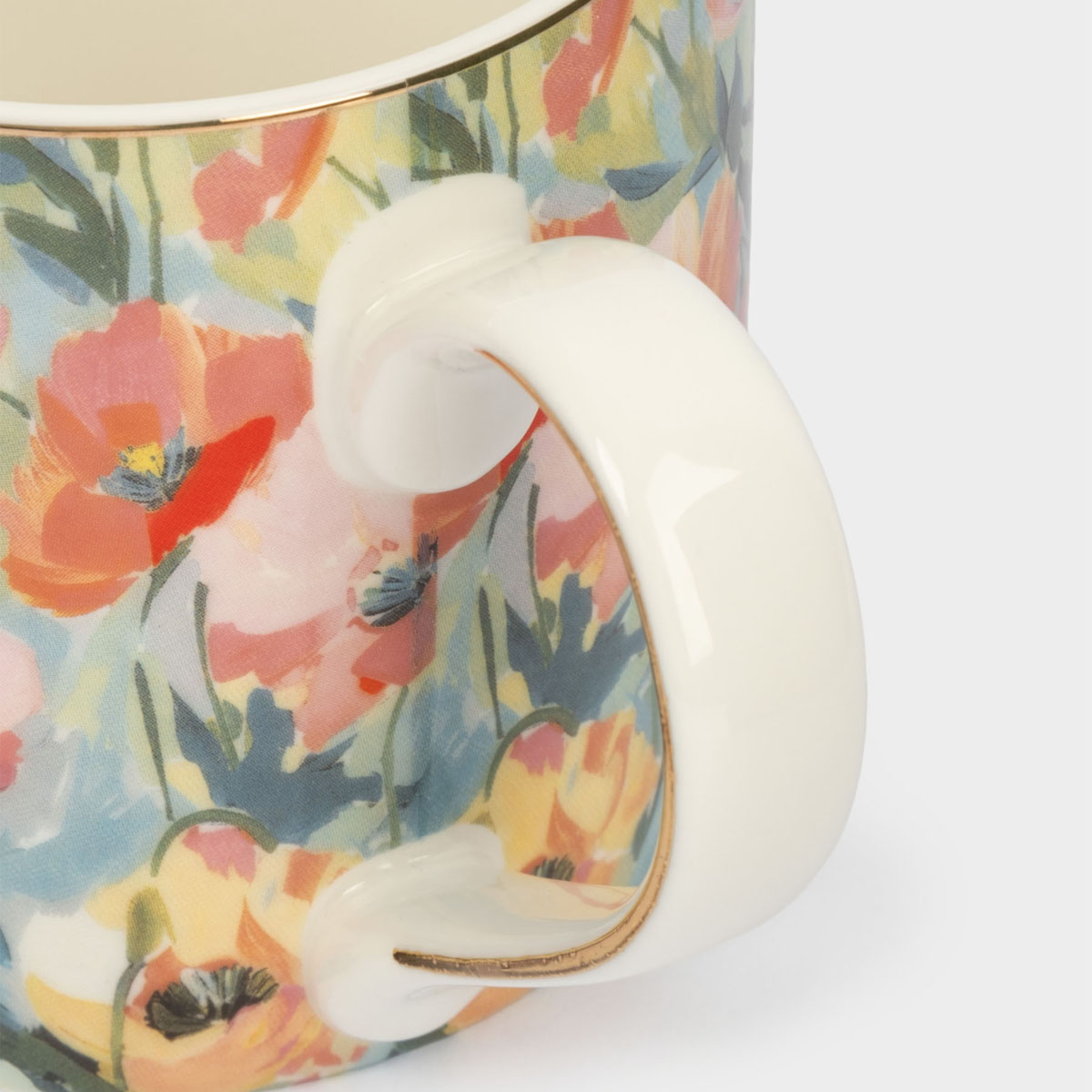 Кружка Anna Lafarg Бабочки Акварельные цветы