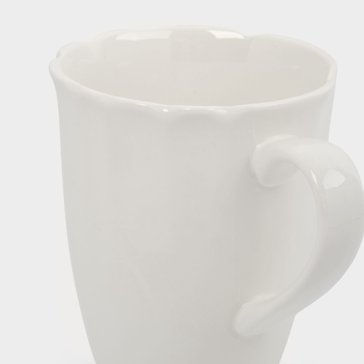 Кружка Anna Lafarg White Ocean Волнистый край