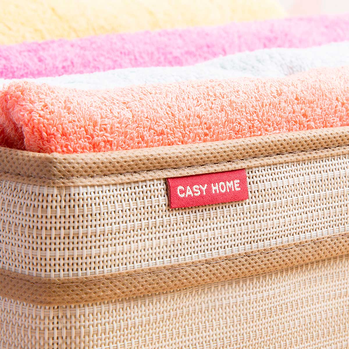 Корзина для хранения с ручками Casy Home 30x30x14см